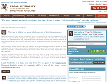 Tablet Screenshot of legalauthority.com